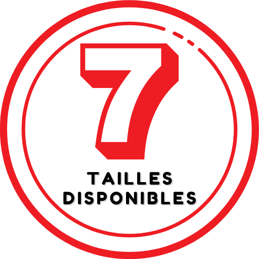 7 tailles de puissances disponibles